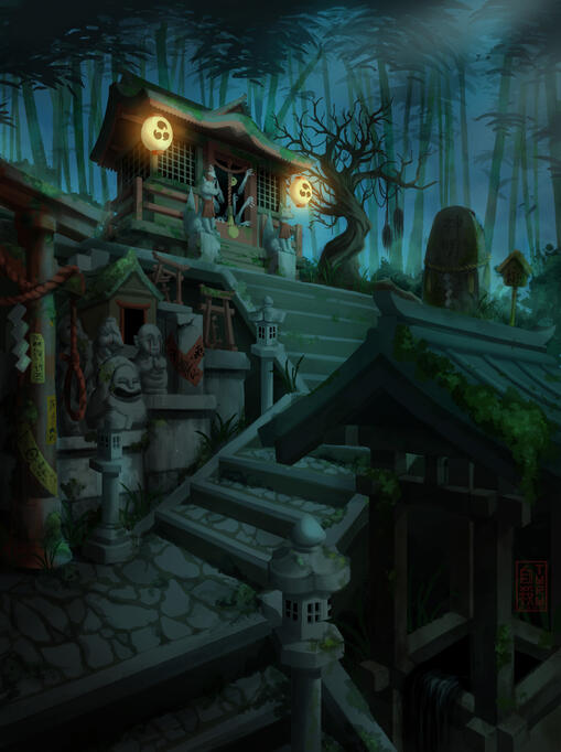 Shrine (Night)